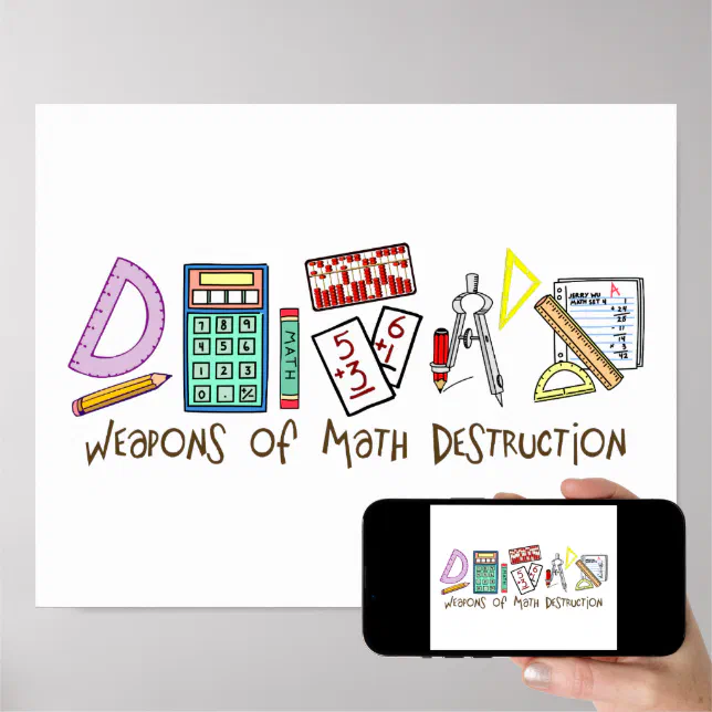 Weapons Of Math Destruction Poster | Zazzle
