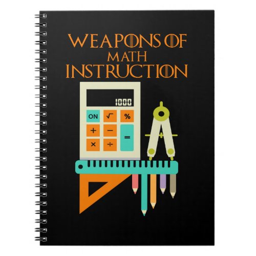 Weapons of Math Instruction Notebook
