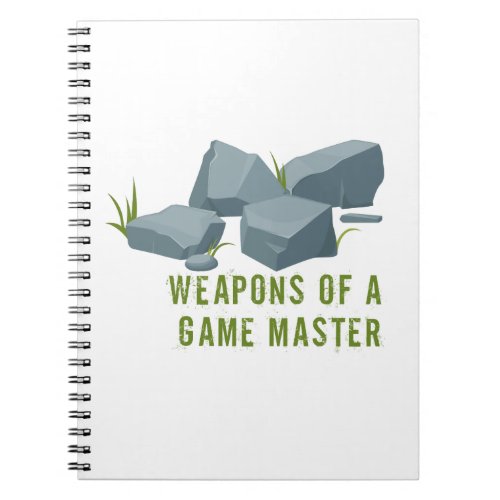 Weapons of the game master notebook