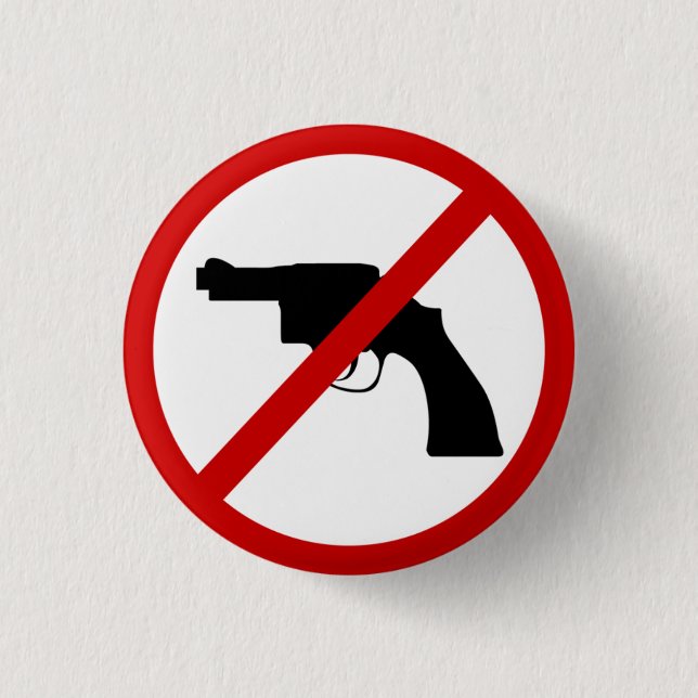 weapons pinback button (Front)
