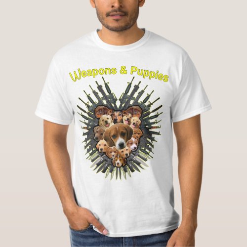 Weapons  Puppies T_Shirt