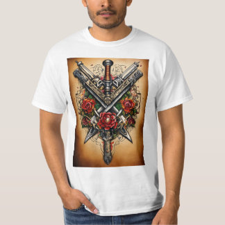 Weapons tattoo design T-Shirt