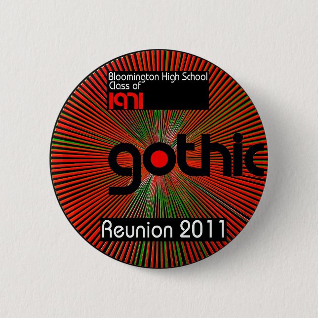 Wear a button about our Reunion 2011! (Front)