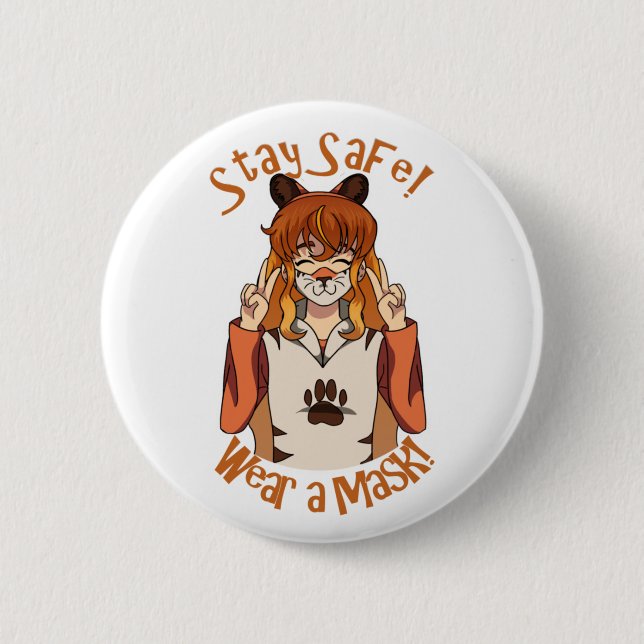 Wear a Mask! Button (Front)