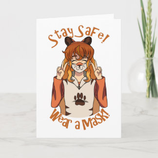 Wear a Mask! Card