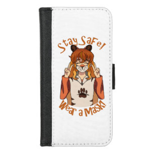 Wear a Mask! iPhone 8/7 Wallet Case