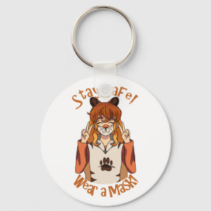 Wear a Mask! Keychain