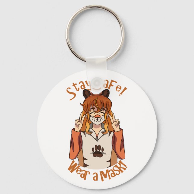 Wear a Mask! Keychain (Front)