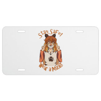 Wear a Mask! License Plate