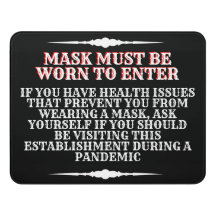 Wear A Mask Message