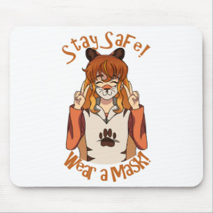 Wear a Mask! Mouse Pad