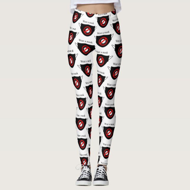 Wear a Mask Thunder_Cove Leggings (Front)