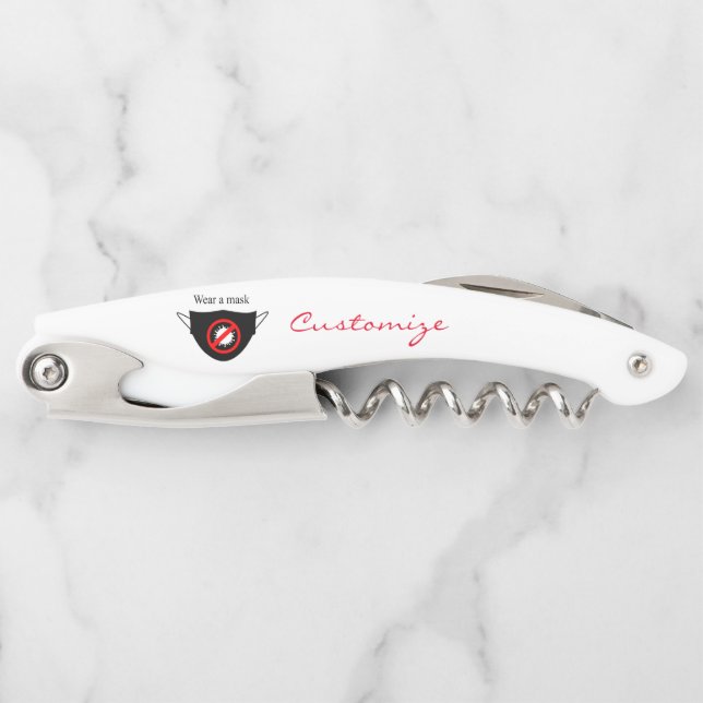 Wear a Mask Thunder_Cove Waiter's Corkscrew (Front)