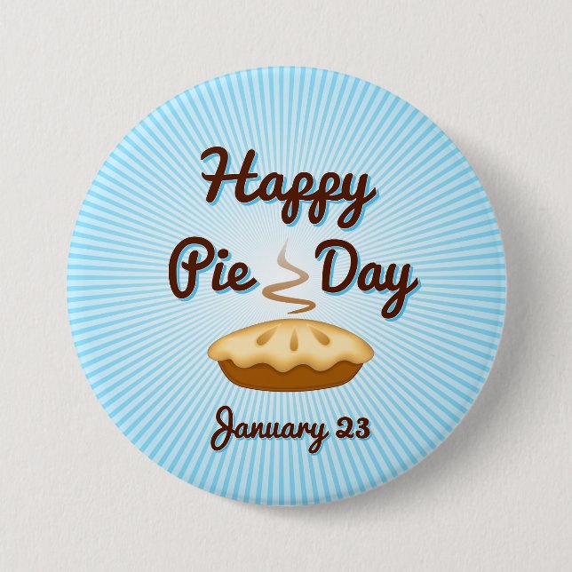 Wear a Pie Day Button, January 23, EAT PIE! Button (Front)