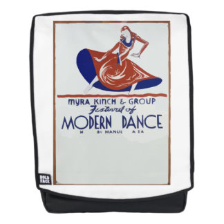 Wear and style entertainment posters of the past backpack
