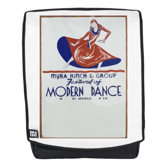 Wear and style entertainment posters of the past backpack (Front)