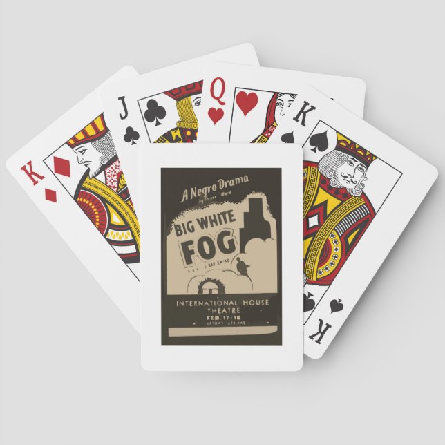 Wear and style entertainment posters of the past poker cards (Back)