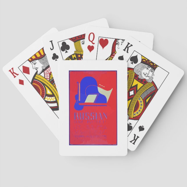 Wear and style entertainment posters of the past poker cards (Back)
