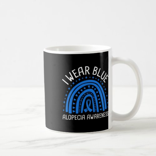 Wear Blue Alopecia Awareness  Coffee Mug