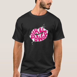 Wear Cool Motivational Quotes Girl Power Lips Grap T-Shirt
