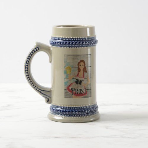 Wear Dirndl Drink Bier Celebrate Oktoberfest Beer Stein