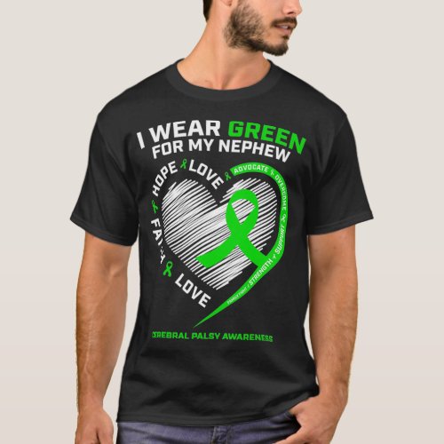 Wear Green Aunt Uncle Gifts Nephew Cerebral T_Shirt