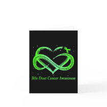 Wear Green For Bile Duct Cancer Awareness Warrior  Card