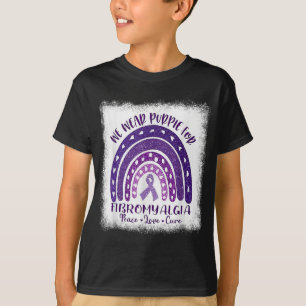 Wear In May Purple Fibromyalgia Awareness Gnome Fo T-Shirt