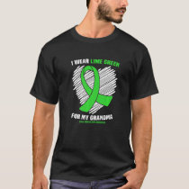 Wear Lime Green For My Grandma Spinal Cord Injury  T-Shirt