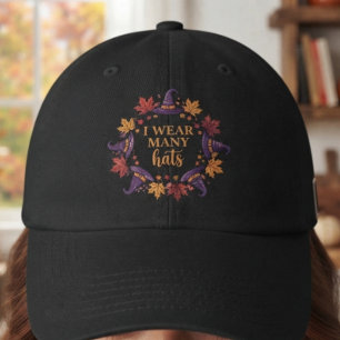 Wear Many Hats Funny Halloween Witch