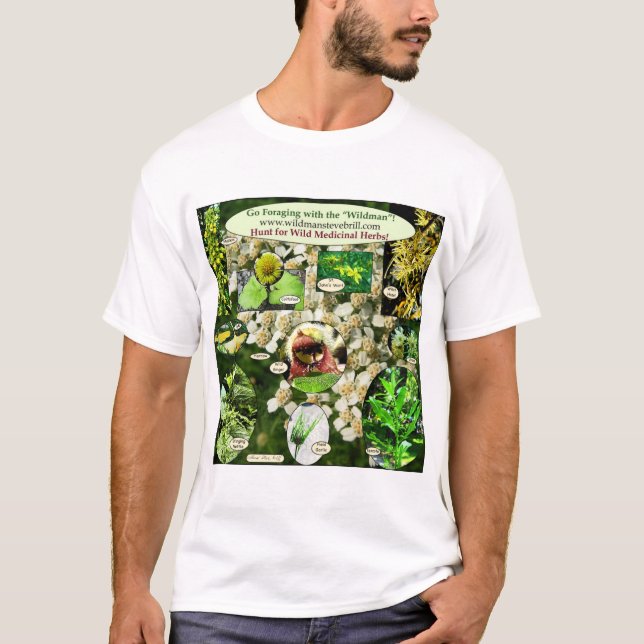 Wear Medicinal Plants Apparel! T-Shirt (Front)