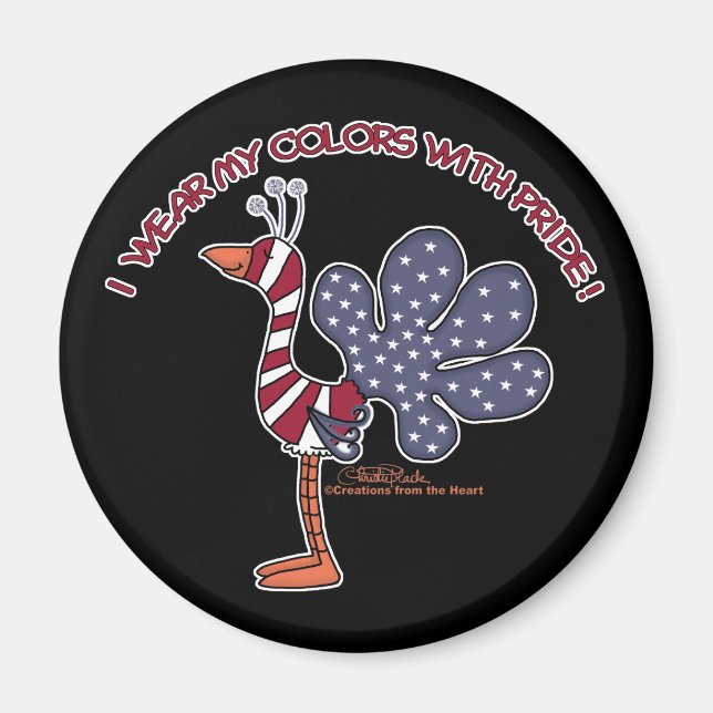 Wear My Colors with Pride Magnet (Front)