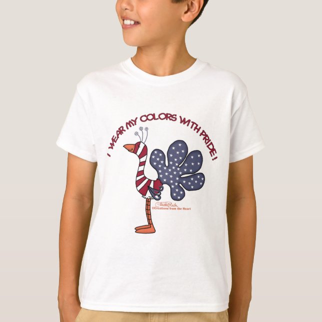 Wear My Colors with Pride T-Shirt (Front)