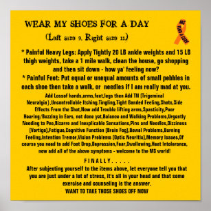 WEAR MY SHOES FOR A DAY MS Poster