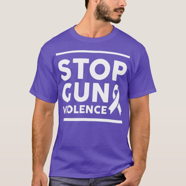 Wear Orange Anti Gun Control Protect Stop Gun T-Shirt (Front)