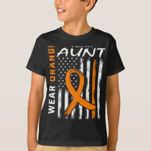 Wear Orange For My Aunt Multiple Sclerosis Awarene T-Shirt