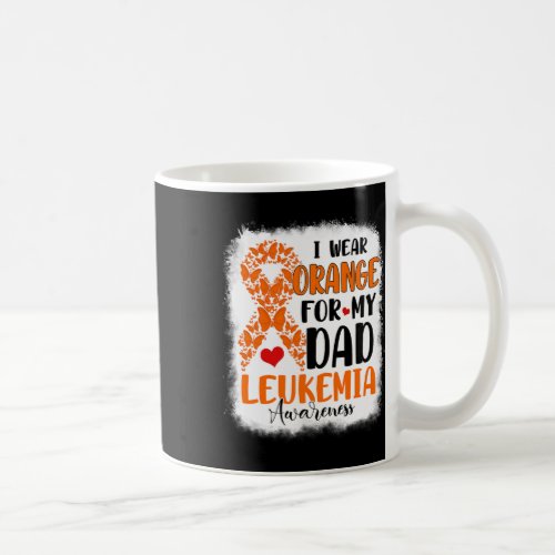 Wear Orange For My Dad Leukemia Awareness Month Wa Coffee Mug