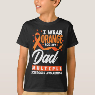 Wear Orange For My Dad Ms Dad Multiple Sclerosis A T-Shirt