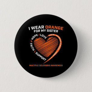Wear Orange For My Sister Ms Multiple Sclerosis Aw Button