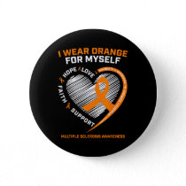 Wear Orange Myself Multiple Sclerosis Awareness Ms Button