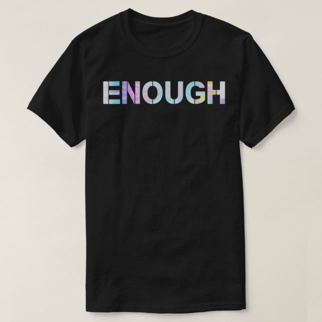 Wear Orange Peace sign Enough End Gun Violence Tie T-Shirt (Design Front)