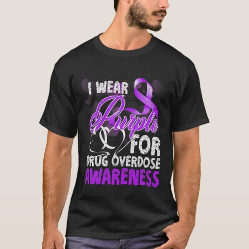 Wear Purple For Drug Overdose Awareness 1  T_Shirt