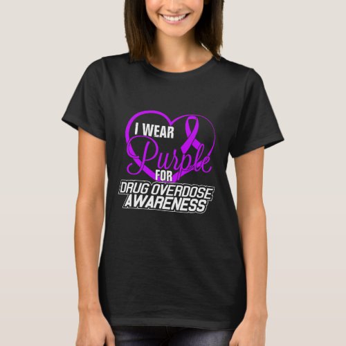 Wear Purple For Drug Overdose Awareness Tee1  T_Shirt