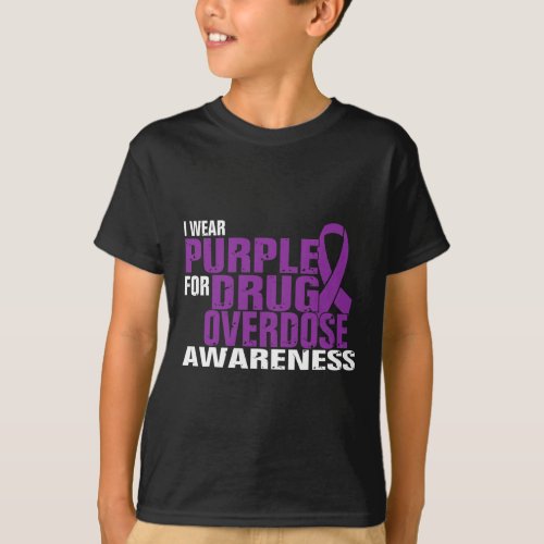 Wear Purple For Drug Overdose Awareness Tee2  T_Shirt
