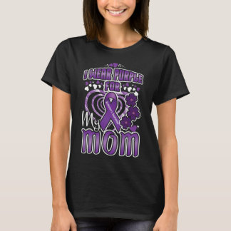 Wear Purple For Mom Alzheimerheimer Heimers Awaren T-Shirt