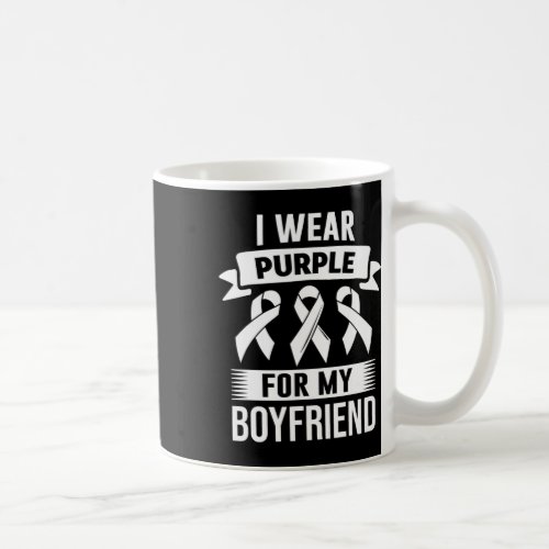 Wear Purple For My Boyfriend Overdose Awareness Mo Coffee Mug