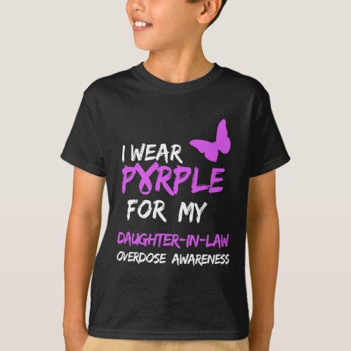 Wear Purple For My Daughter_in_law Overdose Awaren T_Shirt