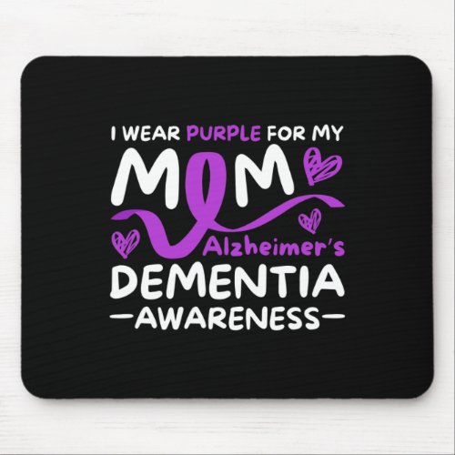 Wear Purple For My Mom Brain Disorder  Mouse Pad