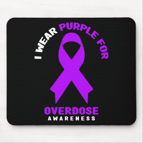 Wear Purple For Overdose Awareness 1  Mouse Pad