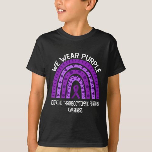 Wear Purple Idiopathic Thrombocytopenic Purpura Aw T_Shirt